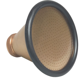 BROESKOP MESSING 3/4" BI (11 CM. DOORSNEDE)