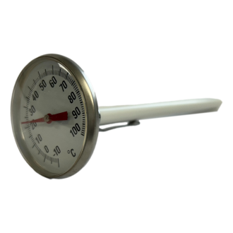 INSTEEKTHERMOMETER KLOKMODEL 14,5 CM.