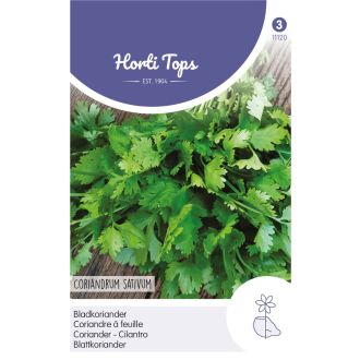 PAKJE KORIANDER, FIJNZADIG TRAAGSCHIETEND (HORTI TOPS)