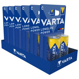 BATTERIJEN C VARTA (SET à 2 STUKS)