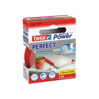 TAPE TESA EXTRA POWER 19 MM ROOD (ROL à 2,75 MTR.)