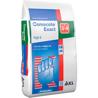 OSMOCOTE EXACT 12-8-19 3/4 MND. HIGH K (25 KG. ZAK)