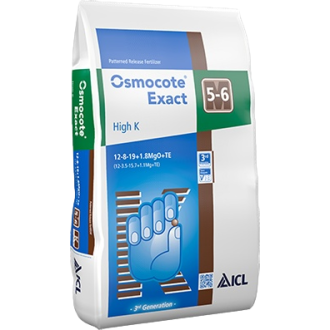 OSMOCOTE EXACT 12-8-19+MgO 5/6 MND. HIGH K (25 KG. ZAK)