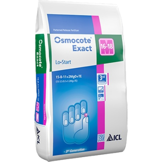 OSMOCOTE EXACT 15-8-11+2MgO+TE 16/18 MND. LO.START (25 KG.)