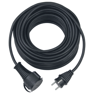 VERLENGSNOER 5 MTR. ZWART