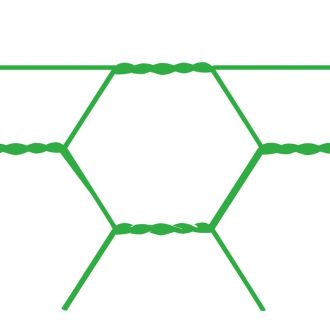 ZESKANT VLECHTWERK GEPLASTIFICEERD MW. 13 MM (ROL à 25 MTR.)