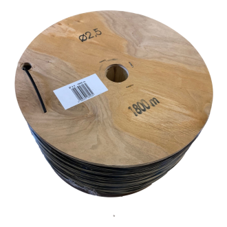 BINDBUIS ZWART 2,5 MM (1800 MTR. ROL)