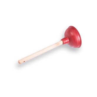GOOTSTEEN ONTSTOPPER 14 CM. MET STEEL 35 CM.