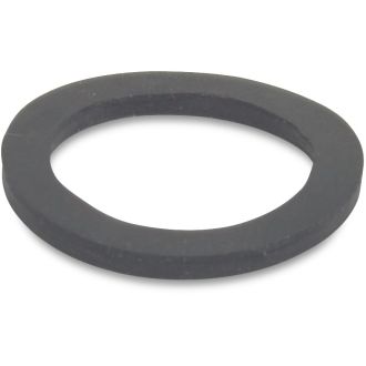 PLATTE ZWARTE RUBBER RING