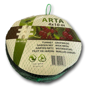 TUINNET NYLON ZWART MW. 28X28 MM
