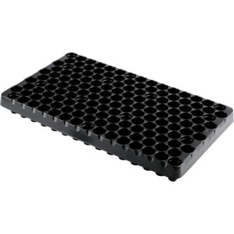 VERSPEENPLAAT MET OMGEBOGEN RAND 30 X 52,5 CM. (150 POTJES)
